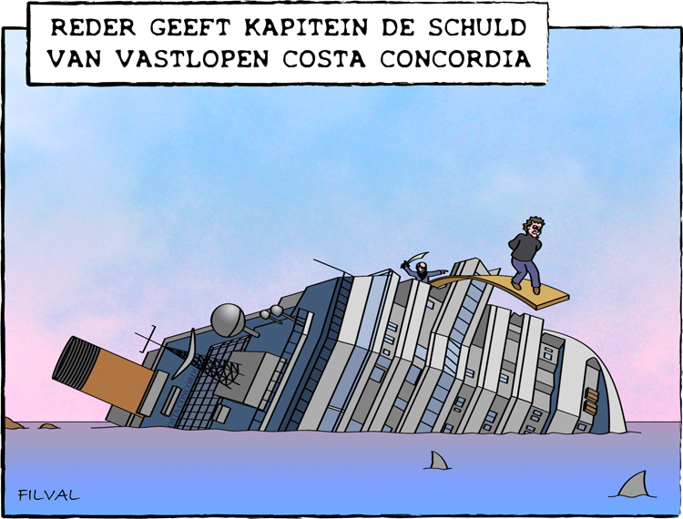 Cartoon Costa Concordia