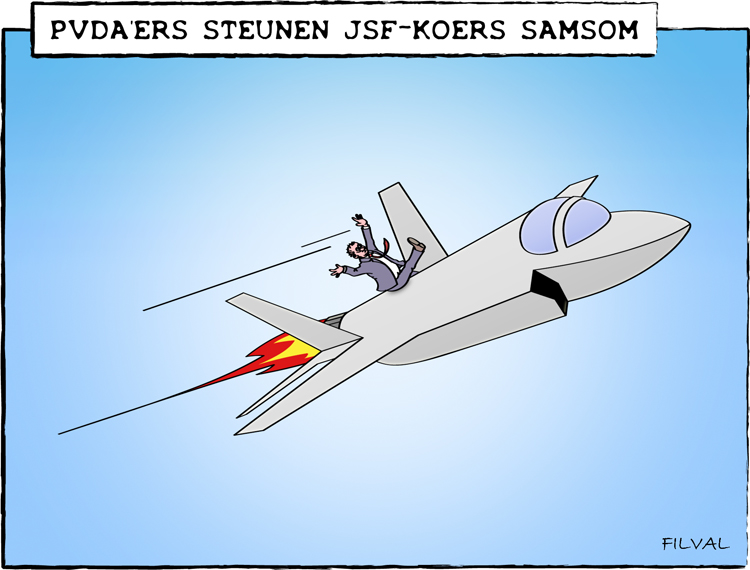 PvdA'ers steunen JSF-koers Samsom