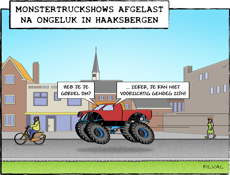 Cartoon monstertruckshows