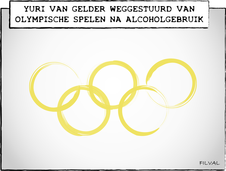 Cartoon Yuri van Gelder