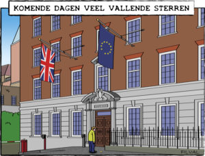 Cartoon vallende sterren