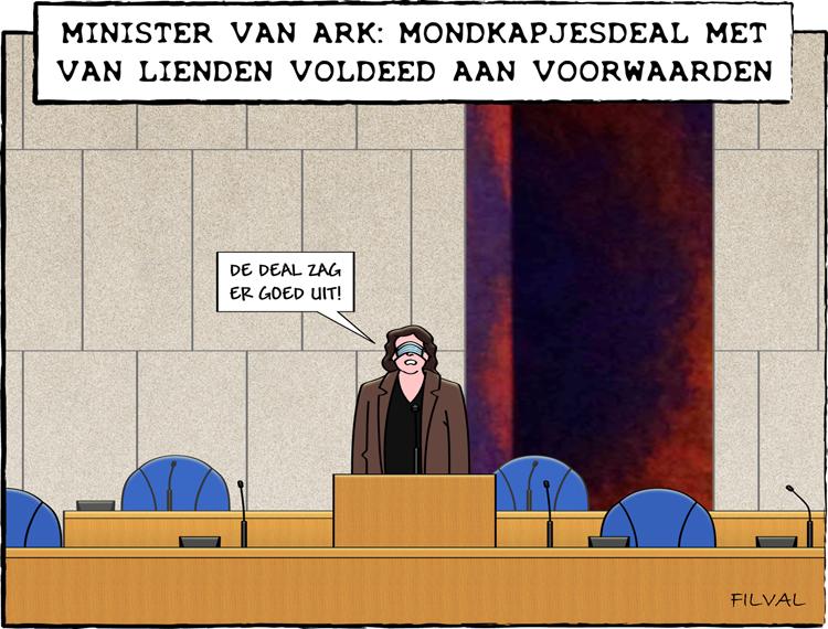 Cartoon mondkapjesdeal