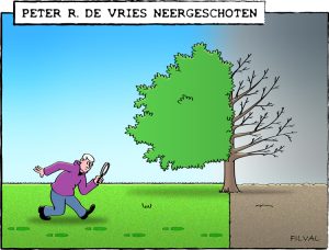 Cartoon Peter R. de Vries