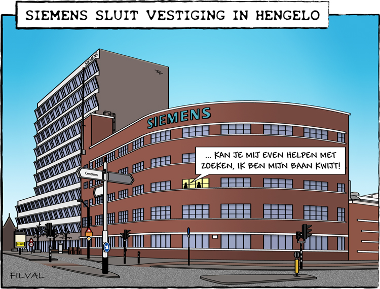 Cartoon Siemens Hengelo