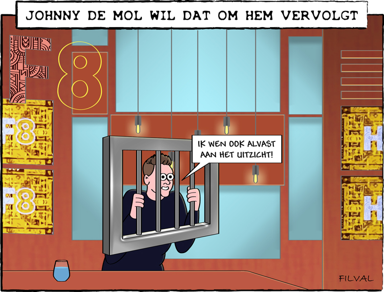 Cartoon Johnny de Mol