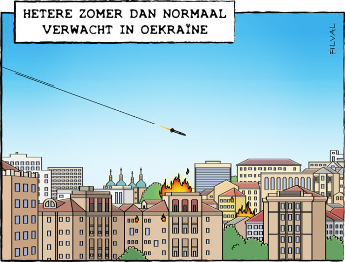 Cartoon zomer Oekraïne